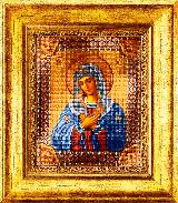 Набор для вышивания бисером В-153 Икона Умиление Богородица